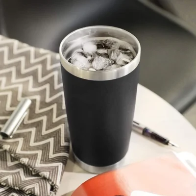 Buy Sturdy Insulated Travel Tumbler - Black in bulk for Corporate Gifting | Corporate Gyft