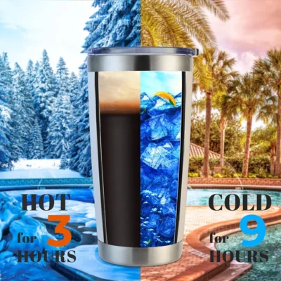 Buy Sturdy Insulated Travel Tumbler - White in bulk for Corporate Gifting | Corporate Gyft