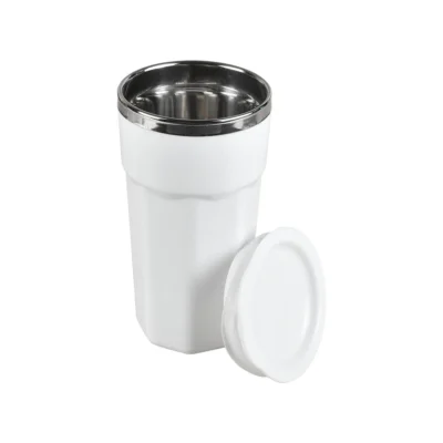 Buy Warm Sip Travel Flask - White in bulk for Corporate Gifting | Corporate Gyft