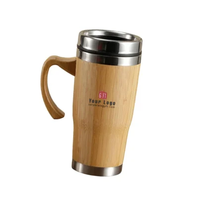 Buy Wrestler Bamboo Coffee Flask in bulk for Corporate Gifting | Corporate Gyft