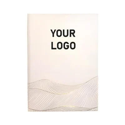 Buy Rose Gold Wave Notebook in bulk for Corporate Gifting | Corporate Gyft