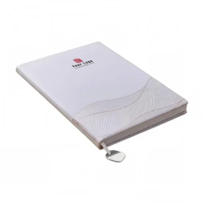 Buy Rose Gold Wave Notebook in bulk for Corporate Gifting | Corporate Gyft