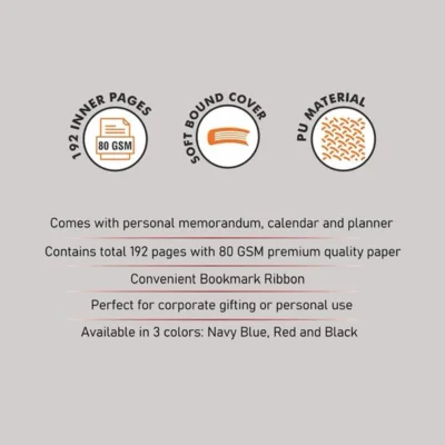 Buy Metropolitan Executive Notebook in bulk for Corporate Gifting | Corporate Gyft