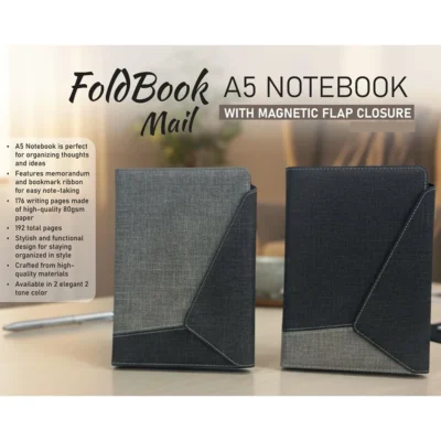 Buy Foldable Executive Notebook in bulk for Corporate Gifting | Corporate Gyft