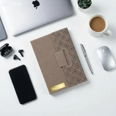 Buy FoldBook Nook A5 Notebook - Brown in bulk for Corporate Gifting | Corporate Gyft