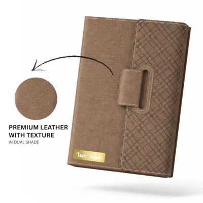 Buy FoldBook Nook A5 Notebook - Brown in bulk for Corporate Gifting | Corporate Gyft