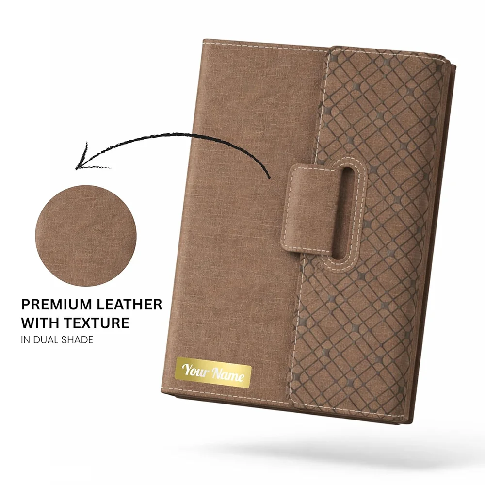 FoldBook Nook A5 Notebook - Brown Buy FoldBook Nook A5 Notebook - Brown in bulk for Corporate Gifting | Corporate Gyft