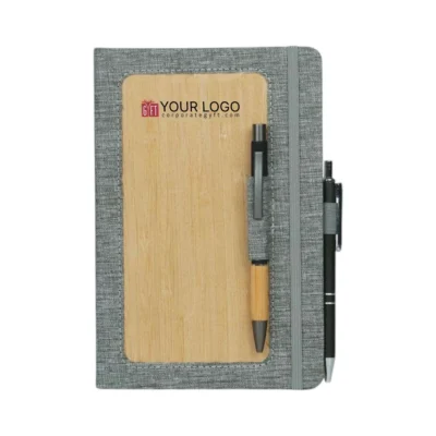 Buy Bamboo Premium Notebook in bulk for Corporate Gifting | Corporate Gyft