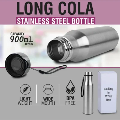 Buy Classic Cola Stainless Steel Bottle in bulk for Corporate Gifting | Corporate Gyft
