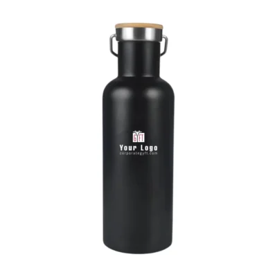 Buy Vacuum Flask With Bamboo Lid in bulk for Corporate Gifting | Corporate Gyft