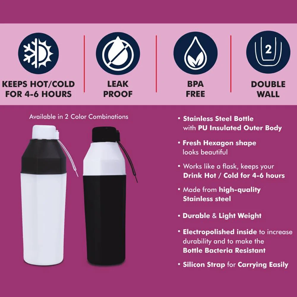 Dual Tone Thermal Bottle Buy Dual Tone Thermal Bottle in bulk for Corporate Gifting | Corporate Gyft