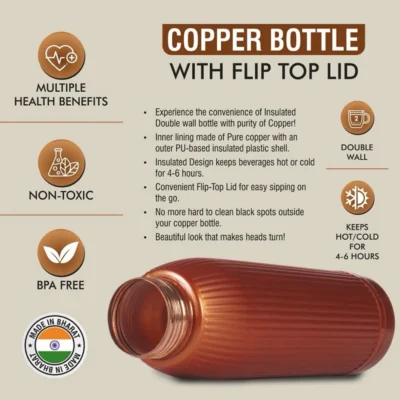 Buy Copper Insulated Bottle in bulk for Corporate Gifting | Corporate Gyft
