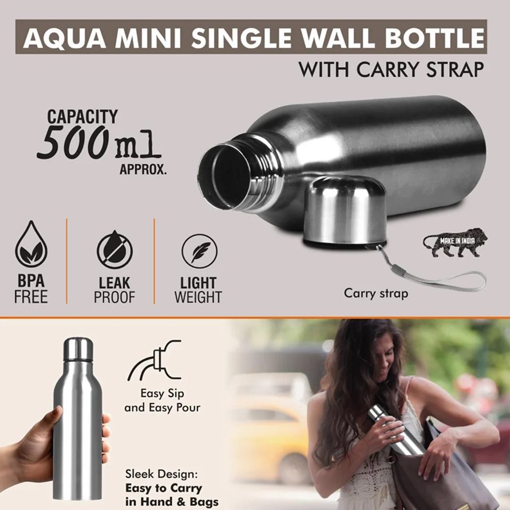 Compact Stainless Steel Bottle Buy Compact Stainless Steel Bottle in bulk for Corporate Gifting | Corporate Gyft