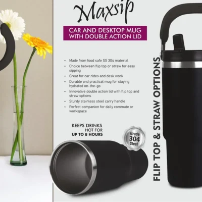 Buy MaxSip Premium Travel Mug in bulk for Corporate Gifting | Corporate Gyft