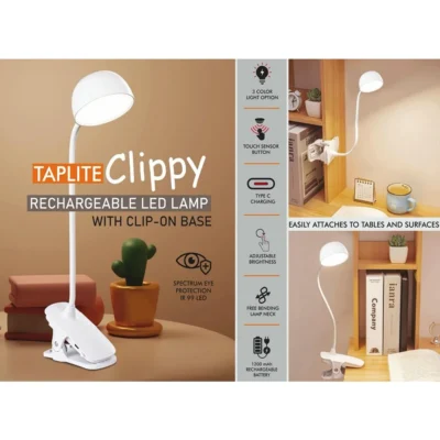 Buy TapLite Clippy Desk Lamp in bulk for Corporate Gifting | Corporate Gyft