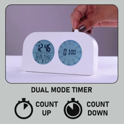 Buy Bubble Double Display Clock in bulk for Corporate Gifting | Corporate Gyft
