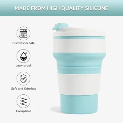 Buy Collapsible Silicone Cup in bulk for Corporate Gifting | Corporate Gyft