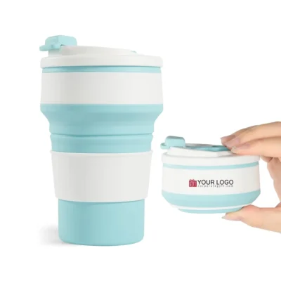 Buy Collapsible Silicone Cup in bulk for Corporate Gifting | Corporate Gyft