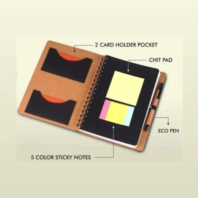 Buy Cork Wiro A5 Notebook in bulk for Corporate Gifting | Corporate Gyft