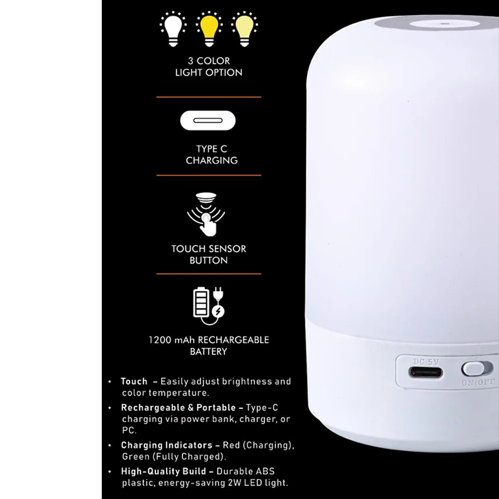 Gleam Soft Touch Night Lamp Buy Gleam Soft Touch Night Lamp in bulk for Corporate Gifting | Corporate Gyft