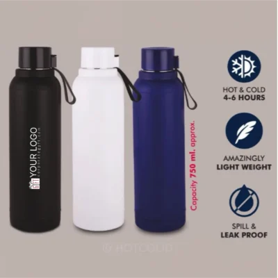 Buy Long Cola Colour Stainless Steel Bottle in bulk for Corporate Gifting | Corporate Gyft