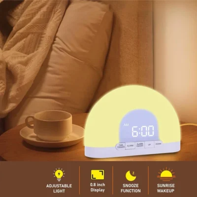 Buy Horizon Sunrise Lamp Clock in bulk for Corporate Gifting | Corporate Gyft
