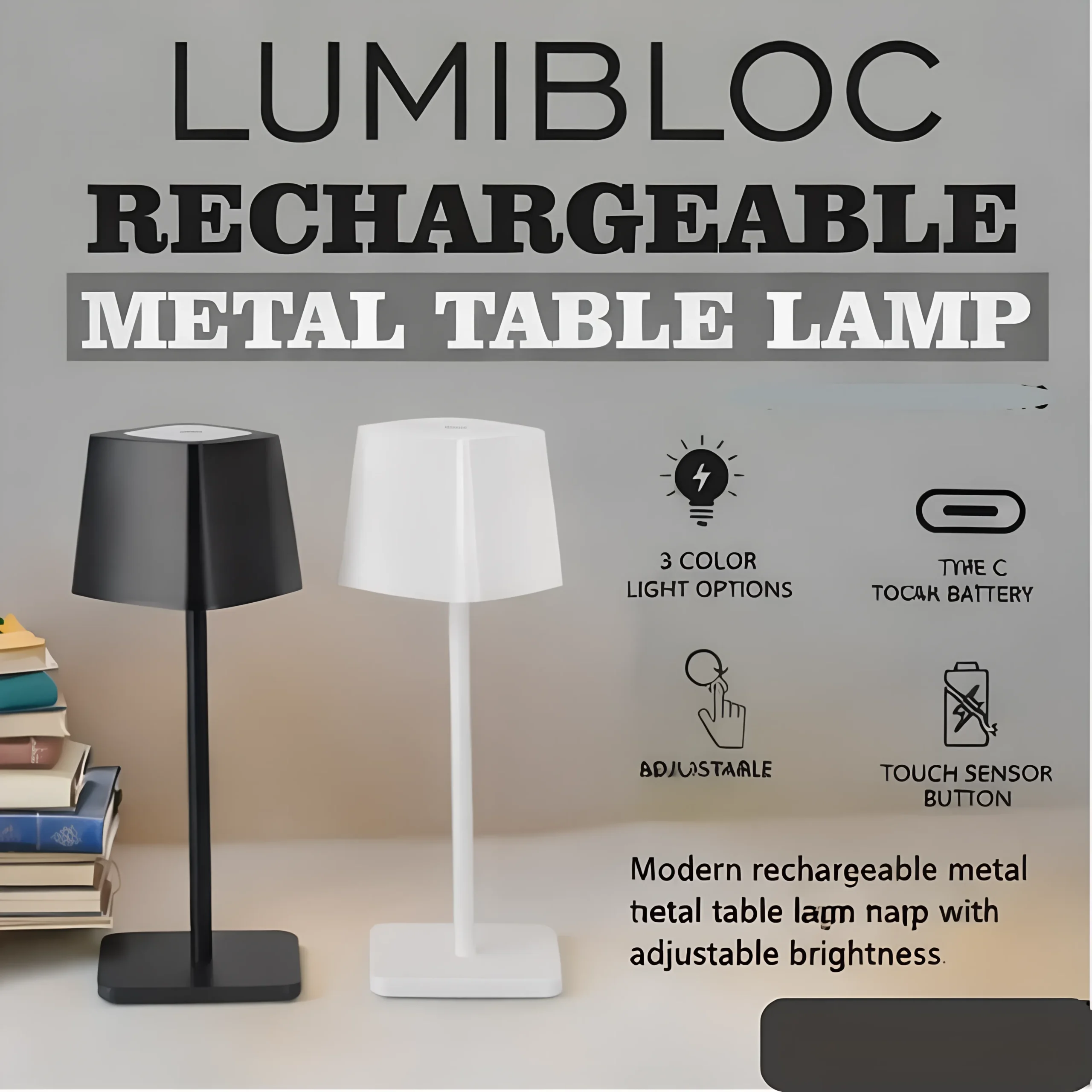 LumiBloc Cordless Lamp Buy LumiBloc Cordless Lamp in bulk for Corporate Gifting | Corporate Gyft