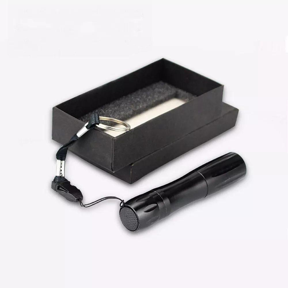 Mini Aluminum LED Torch - Black Buy Mini Aluminum LED Torch - Black in bulk for Corporate Gifting | Corporate Gyft