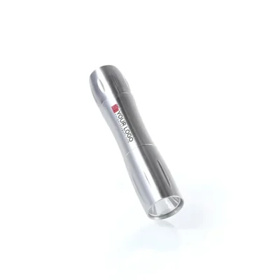Buy Mini Aluminum LED Torch - Silver in bulk for Corporate Gifting | Corporate Gyft