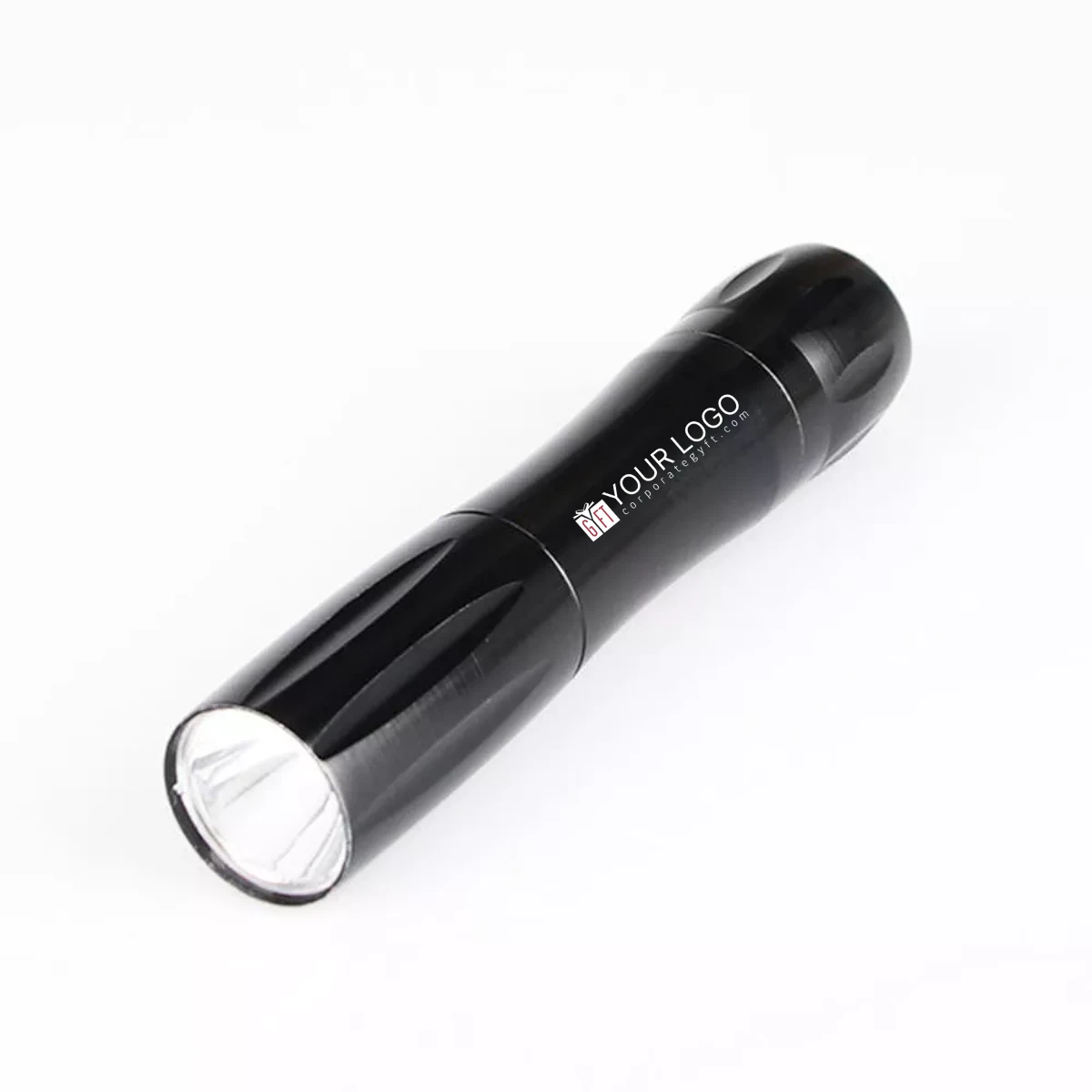 Mini Aluminum LED Torch - Black Buy Mini Aluminum LED Torch - Black in bulk for Corporate Gifting | Corporate Gyft