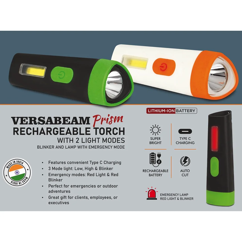 VersaBeam Prism Emergency Torch Buy VersaBeam Prism Emergency Torch in bulk for Corporate Gifting | Corporate Gyft