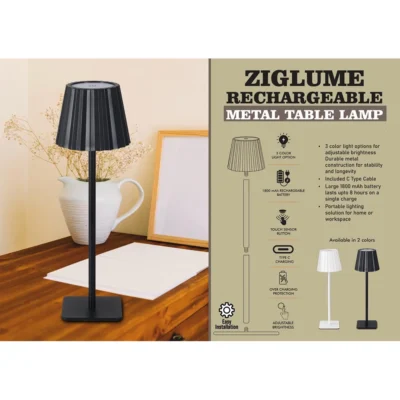 Buy ZigLume Rechargeable Desk Lamp in bulk for Corporate Gifting | Corporate Gyft
