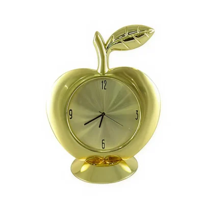 Buy Apple Shaped Desk Clock in bulk for Corporate Gifting | Corporate Gyft