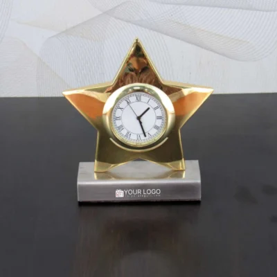 Buy Elite Star Shaped Table Clock in bulk for Corporate Gifting | Corporate Gyft