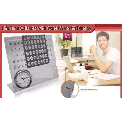 Buy Life Time Calender with Month Display in bulk for Corporate Gifting | Corporate Gyft