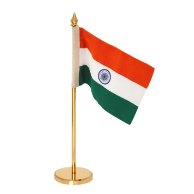 Buy Indian Flag Desktop Stand in bulk for Corporate Gifting | Corporate Gyft