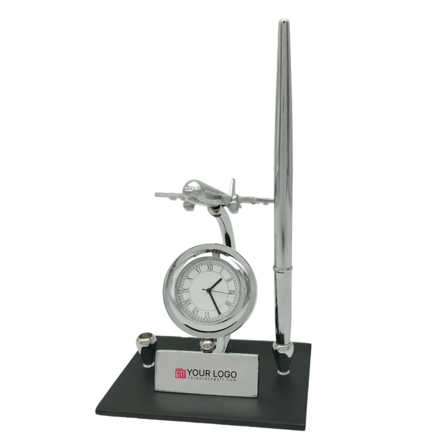 Aircraft Desk Clock Organizer Buy Aircraft Desk Clock Organizer in bulk for Corporate Gifting | Corporate Gyft