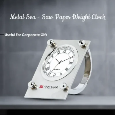 Buy Sea Saw Paperweight Desk Clock in bulk for Corporate Gifting | Corporate Gyft