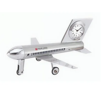 Buy Miniature Aircraft Desk Clock in bulk for Corporate Gifting | Corporate Gyft