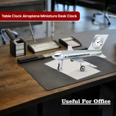 Buy Miniature Aircraft Desk Clock in bulk for Corporate Gifting | Corporate Gyft