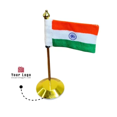 Buy Indian Flag Desk Stand in bulk for Corporate Gifting | Corporate Gyft