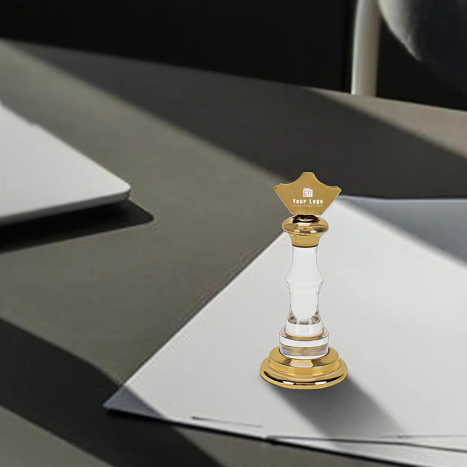 Chess King Acrylic Paperweight Buy Chess King Acrylic Paperweight in bulk for Corporate Gifting | Corporate Gyft