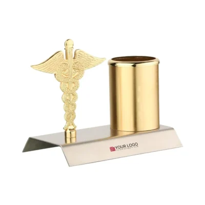 Buy Caduceus Desktop Pen Holder in bulk for Corporate Gifting | Corporate Gyft