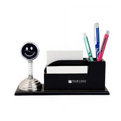 Buy Smiley Multi Utility Desk Organizer in bulk for Corporate Gifting | Corporate Gyft