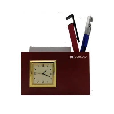 Buy Elite Desk Clock Organizer in bulk for Corporate Gifting | Corporate Gyft