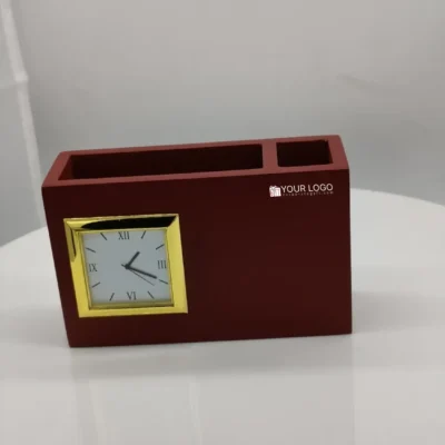 Buy Elite Desk Clock Organizer in bulk for Corporate Gifting | Corporate Gyft
