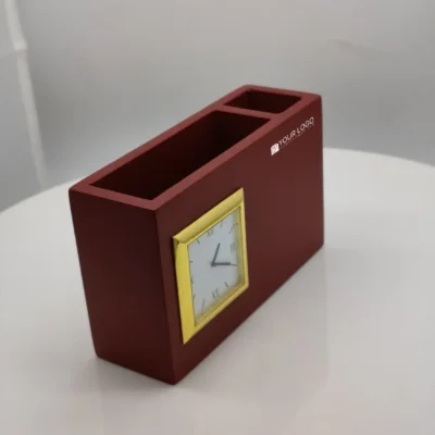 Buy Elite Desk Clock Organizer in bulk for Corporate Gifting | Corporate Gyft