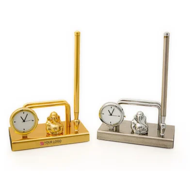 Buy Ganesha Stand with Clock in bulk for Corporate Gifting | Corporate Gyft