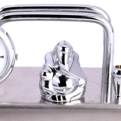 Buy Ganesha Stand with Clock in bulk for Corporate Gifting | Corporate Gyft