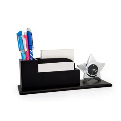 Buy Star Shape Clock Desk Organiser in bulk for Corporate Gifting | Corporate Gyft